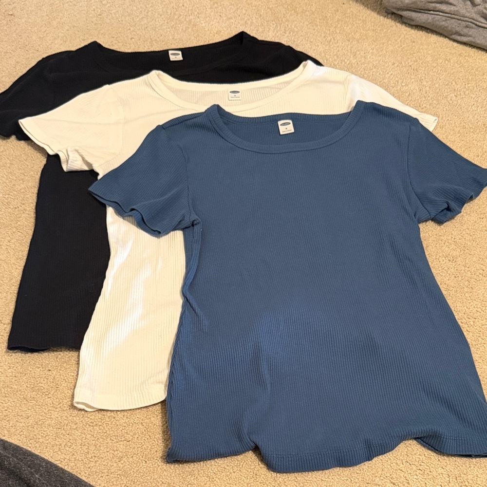 Old Navy Ribbed Top - Set of 3